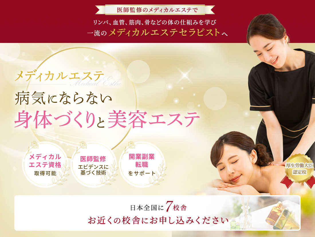 病気にならない身体づくりと美容エステ